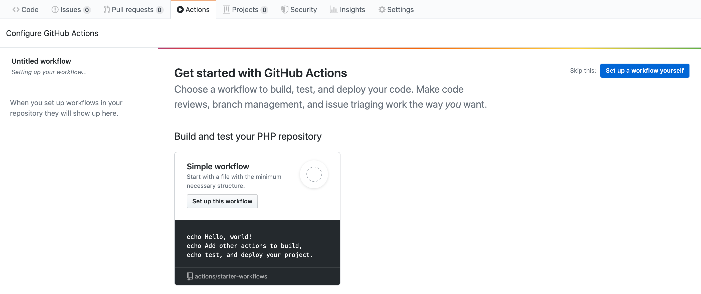 Continuous Integration With Github Actions And Laravel 6 By Roberto Butti Medium