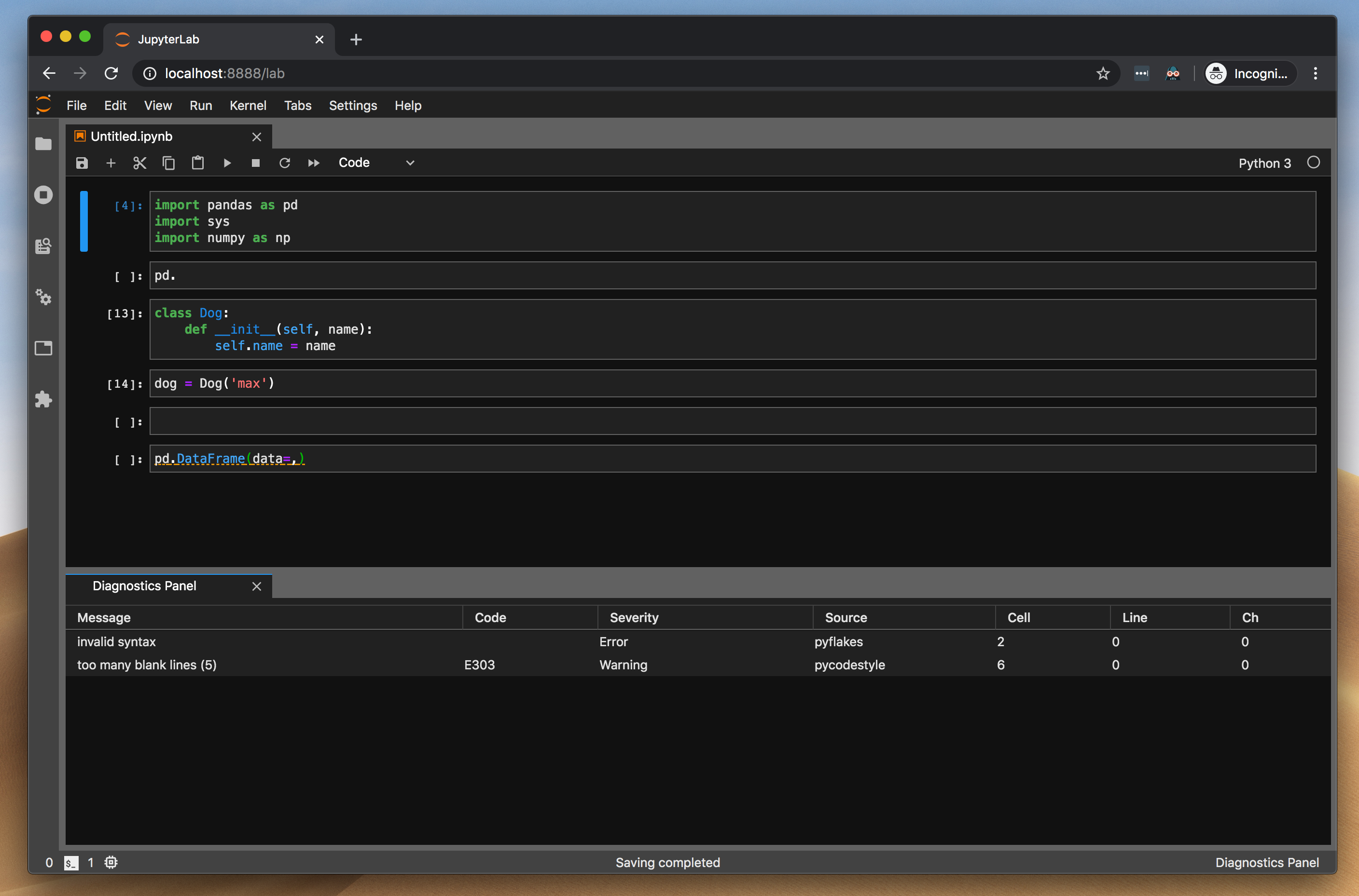 jupyterlab features jupyterlab features