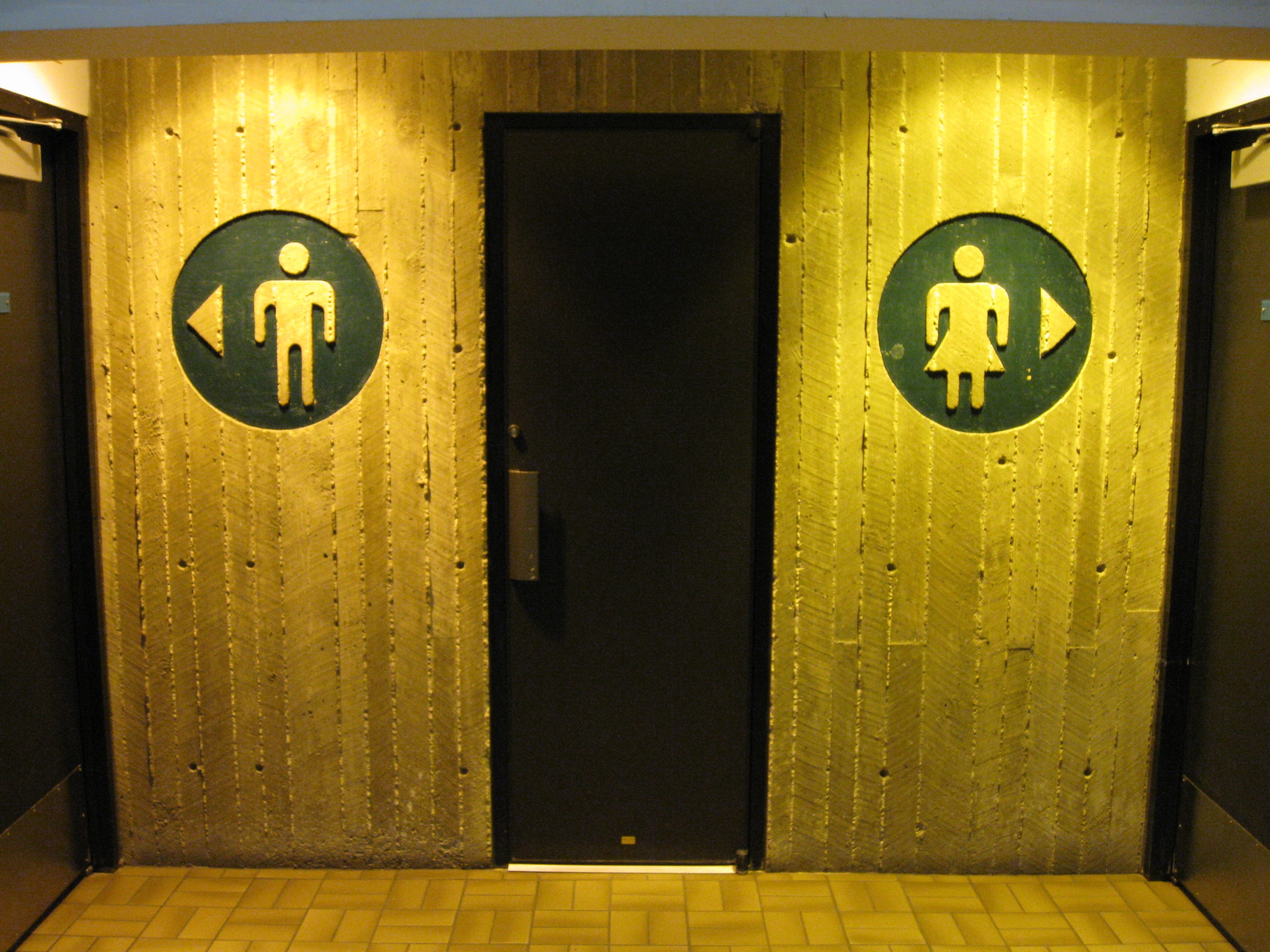Source: https://commons.wikimedia.org/wiki/File:Restroom_signs.jpg