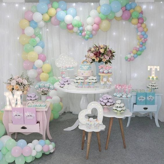 Decoración con globos para baby shower | by Party Globos | Medium