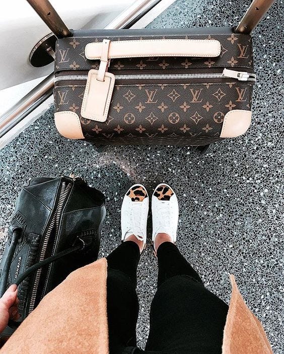 celebrity travel bags