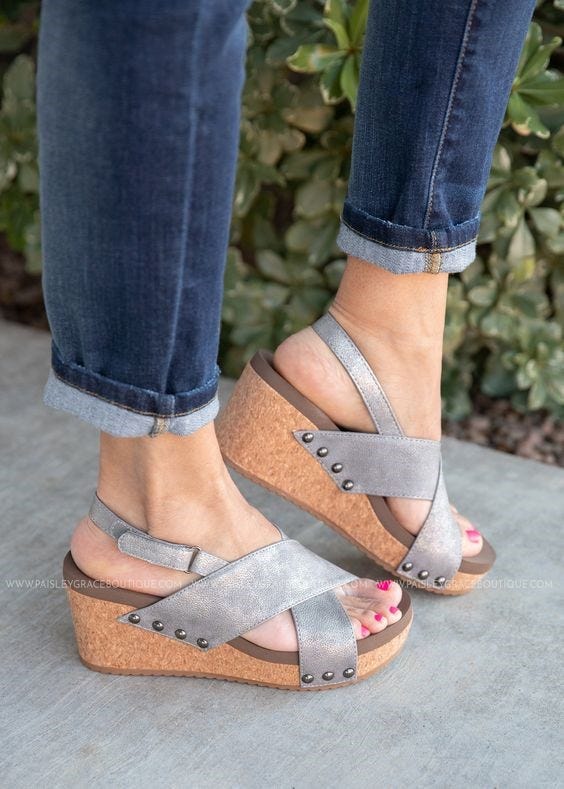 cute comfortable wedges