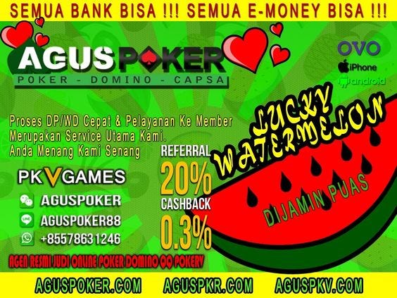 Aguspoker Situs Poker Online Dominoqq Bandarq By Cintafitri Medium