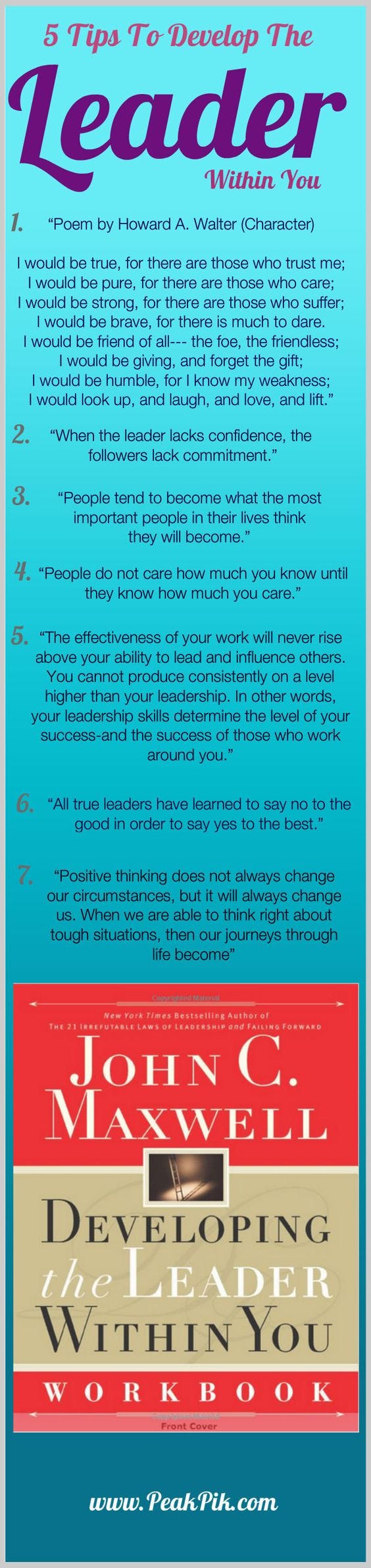 Tips to Develop a Leader by Adnan Ahmad Top 10 Leadership Quotes