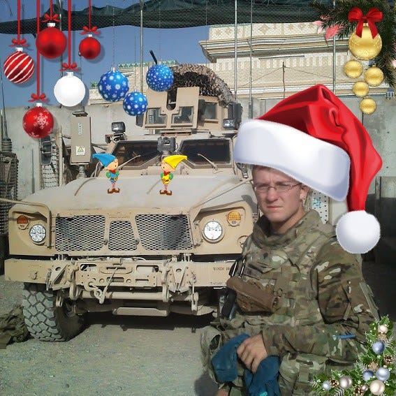 Christmas in Afghanistan. Merry Christmas from Afghanistan 2011 by