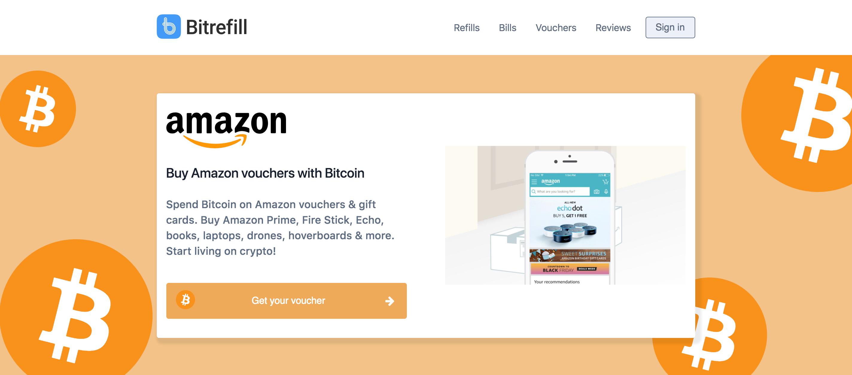 how to buy amazon gift card with bitcoin