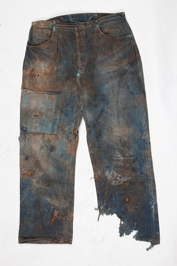 HISTORY OF JEANS. Jeans (born — jeans) — pants made of… | by Aigusta |  Medium
