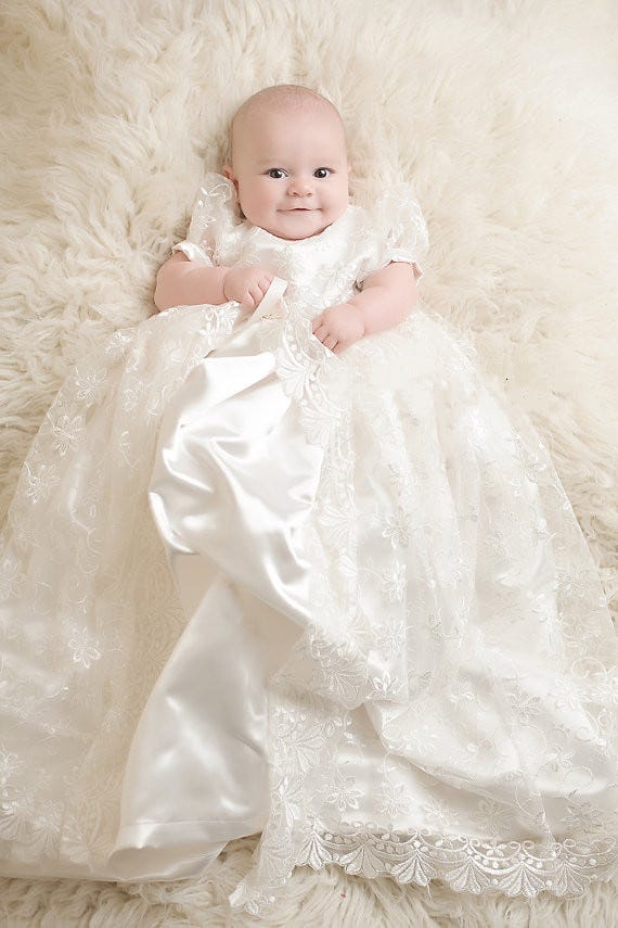 24 month baptism dress