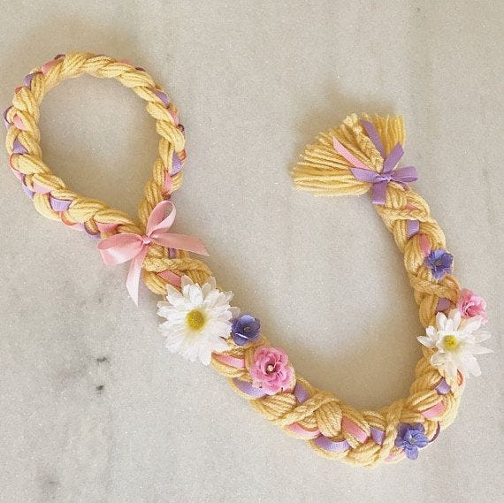 rapunzel birthday dress