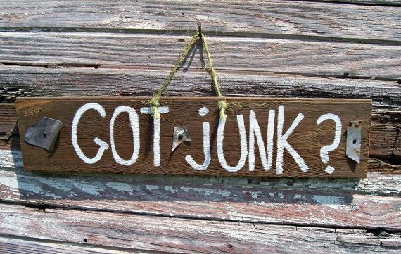 “got junk?” sign