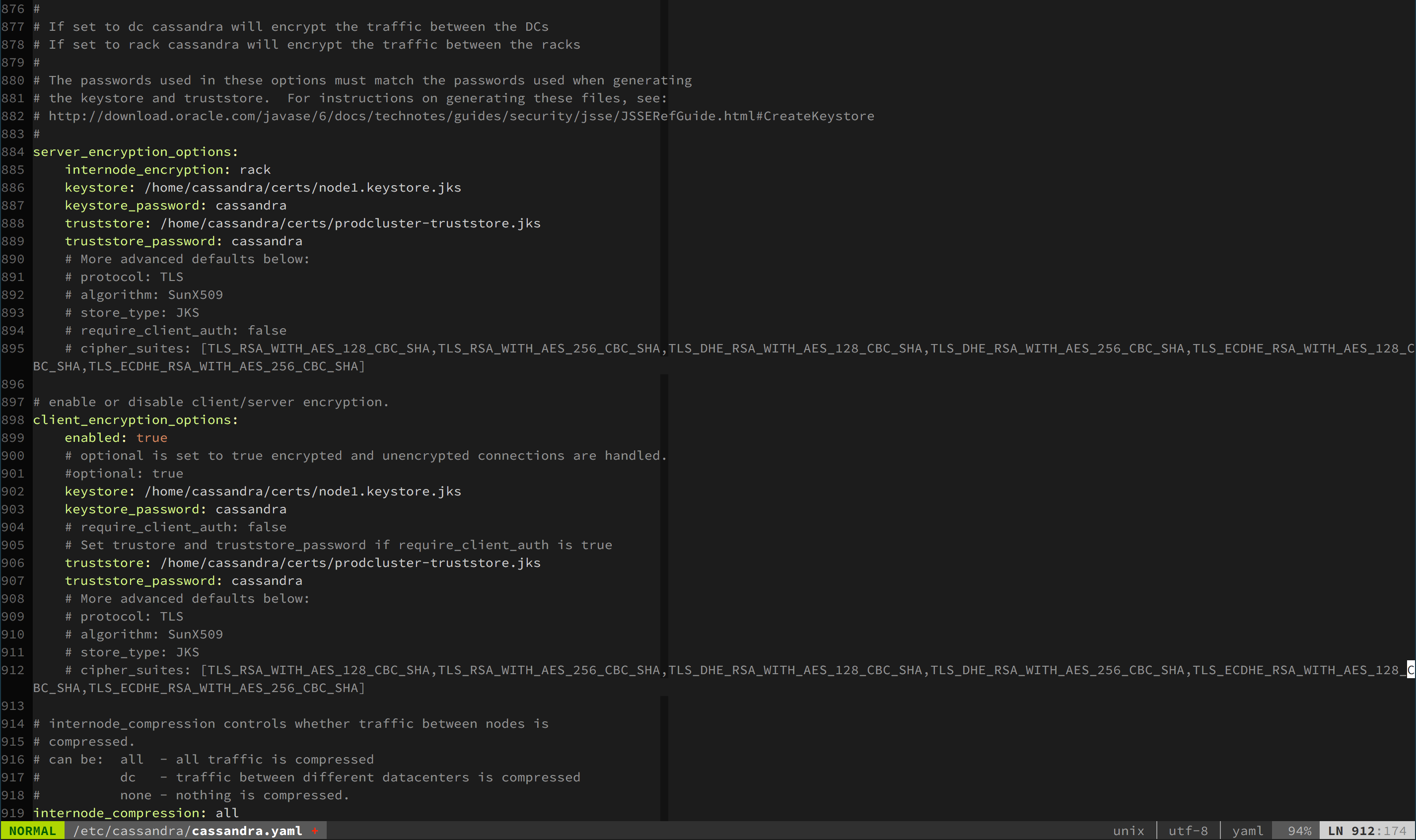 Secure Cassandra Cluster. Cassandra allows to have various… by λ