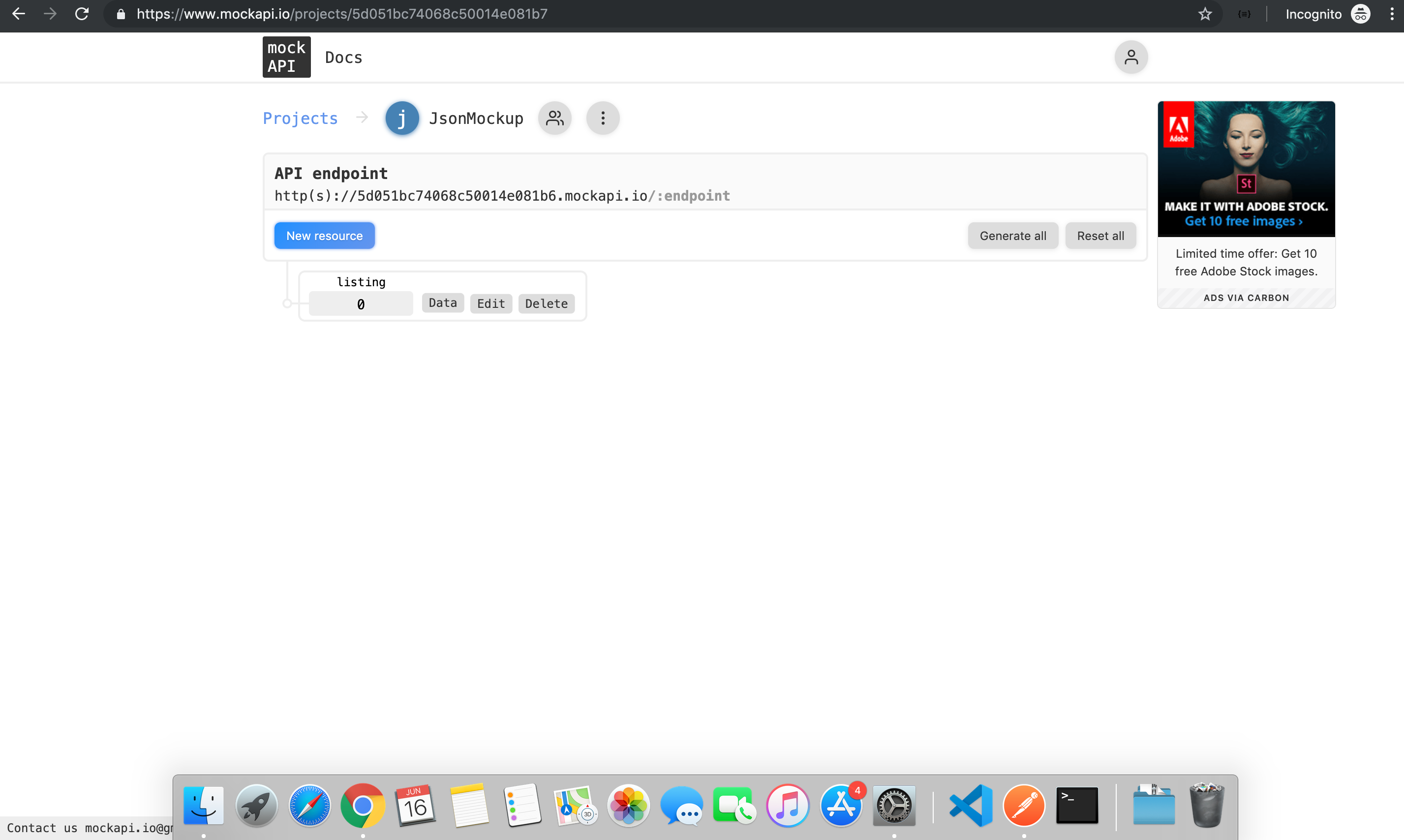 Download มาทำ Mockup JSON API ใน 1 นาที ด้วย mockapi.io ไว้เล่นกันเถอะ | by Ans (คำตอบ) | Medium