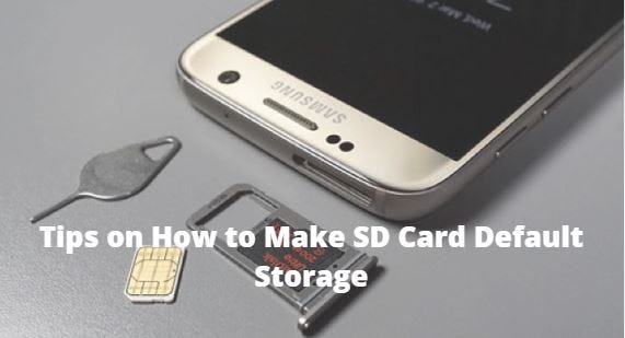 Tips on How to Make SD Card Default Storage | by Ishaan Seth | Medium