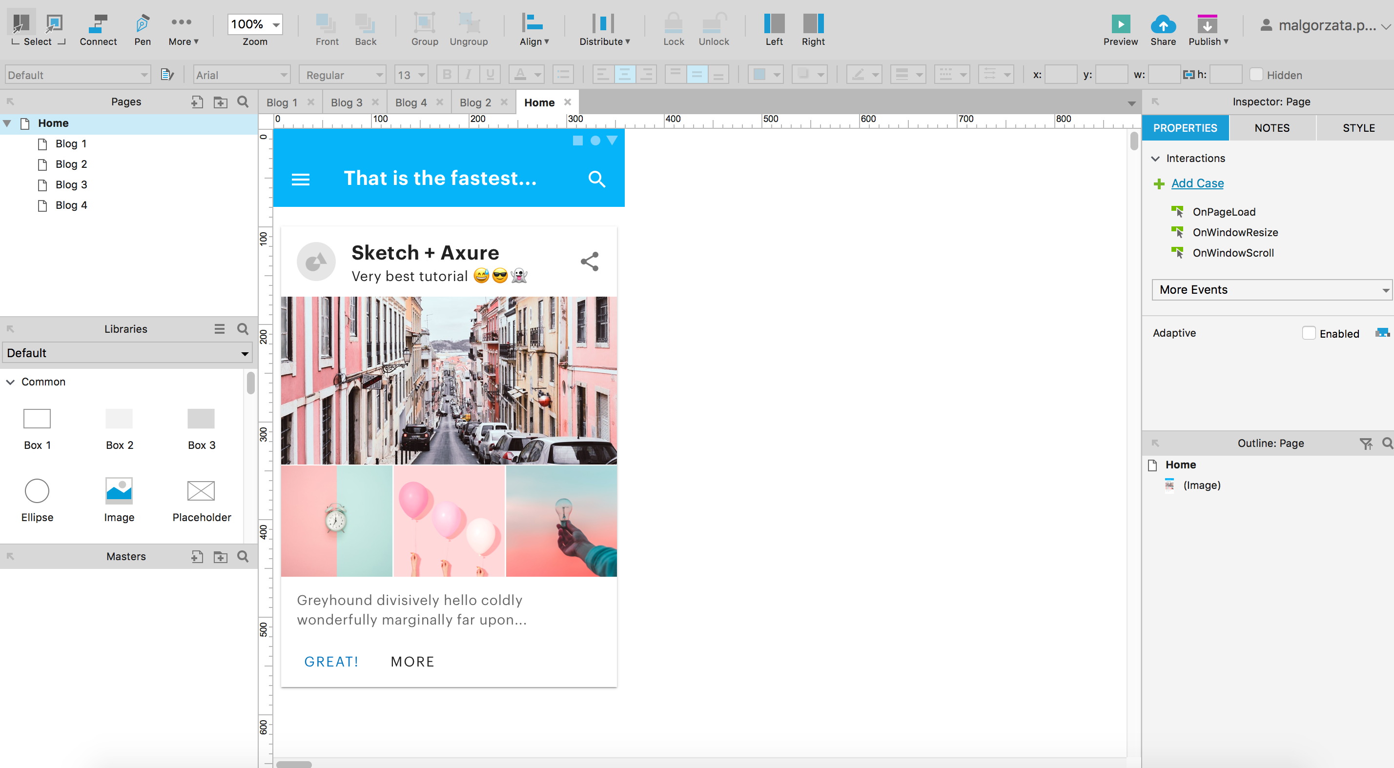 The fastest Sketch + Axure tutorial by Malgorzata Piernik UX Collective