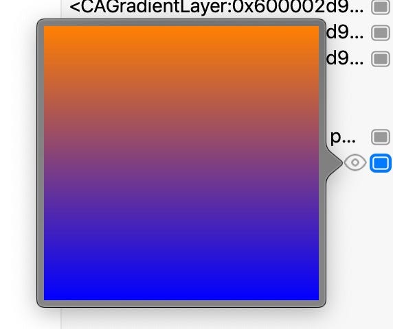 利用CAGradientLayer 製作漸層. 開發iOS Appu2026  by 彼得潘的iOS App 