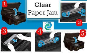 paper keeps jamming in hp printer