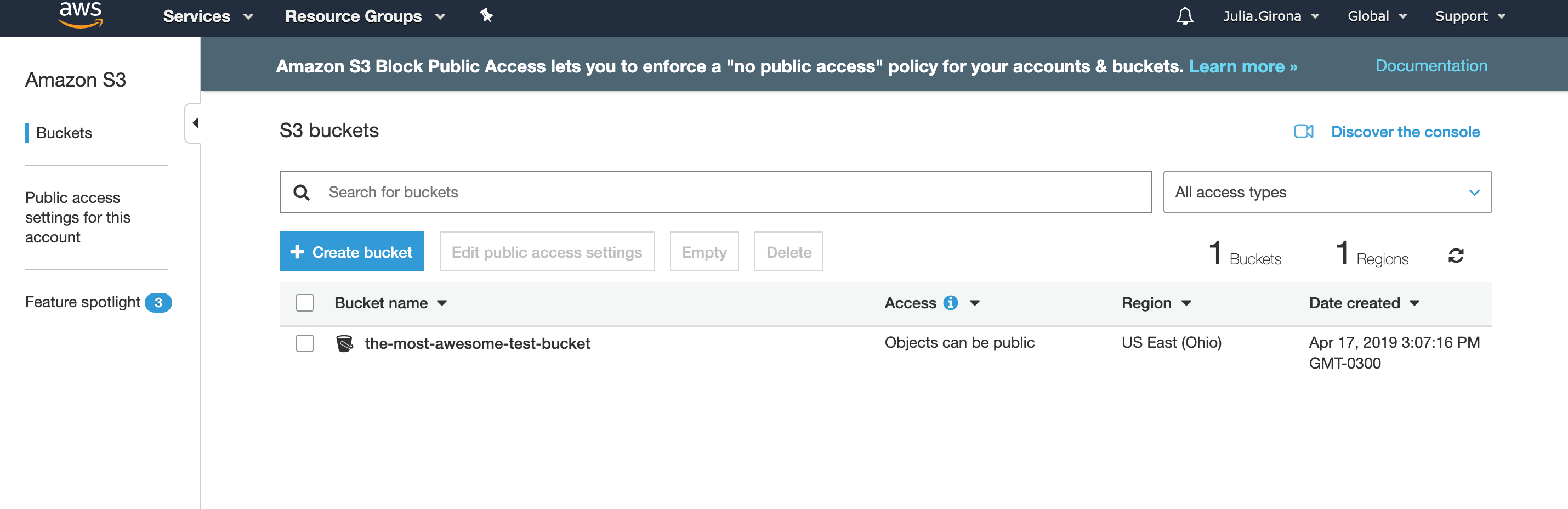 Edit and upload a file to S3 using Boto3 with Cloud9 by Julia Medium