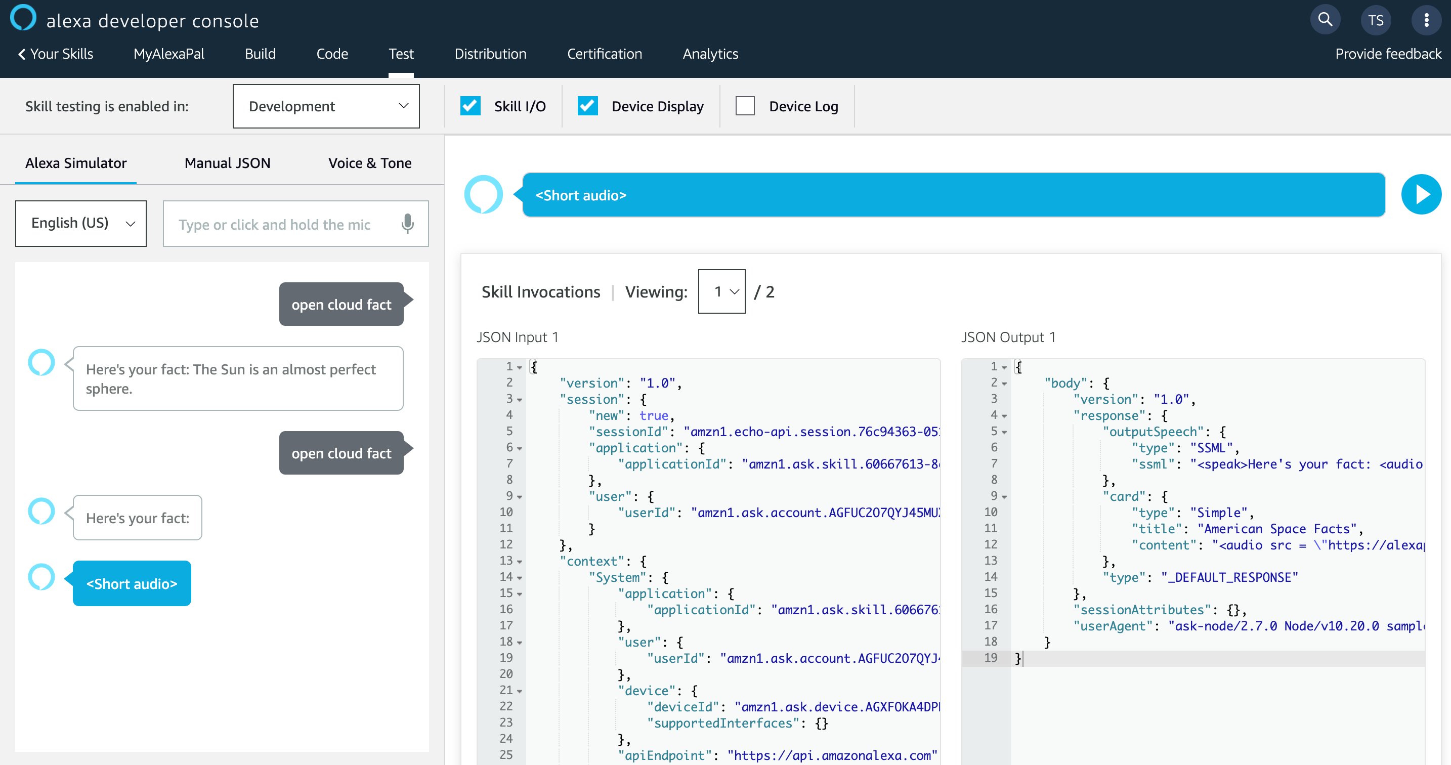 alexa skill with lambda. let's build siri's sister from