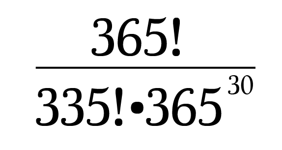 The Birthday Problem Today S Problem Goes Out To A Special By Brett Berry Math Hacks Medium The Birthday Problem Today S Problem Goes Out To A Special By Brett Berry Math Hacks Medium