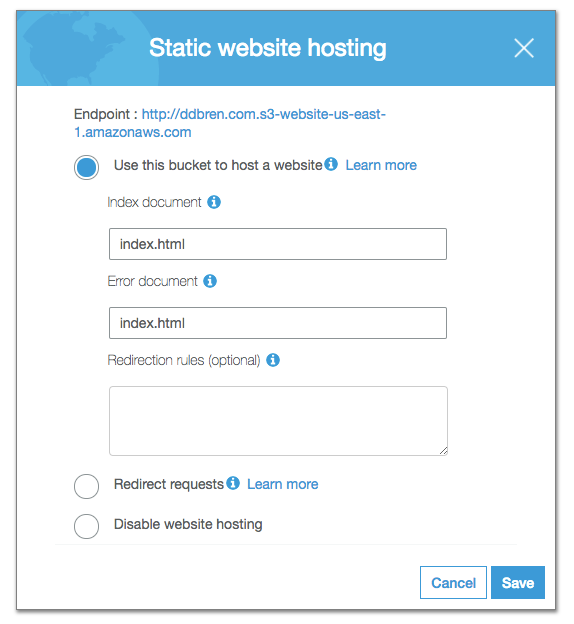 Static React sites With Amazon S3 Buckets by David Brennan Medium