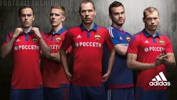CSKA Moscow 2015/16 adidas Home and Away Kits | by Oscar Ibrahim | Medium