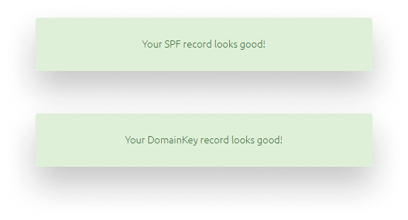 Setup SPF and DomainKey to avoid landing in spam