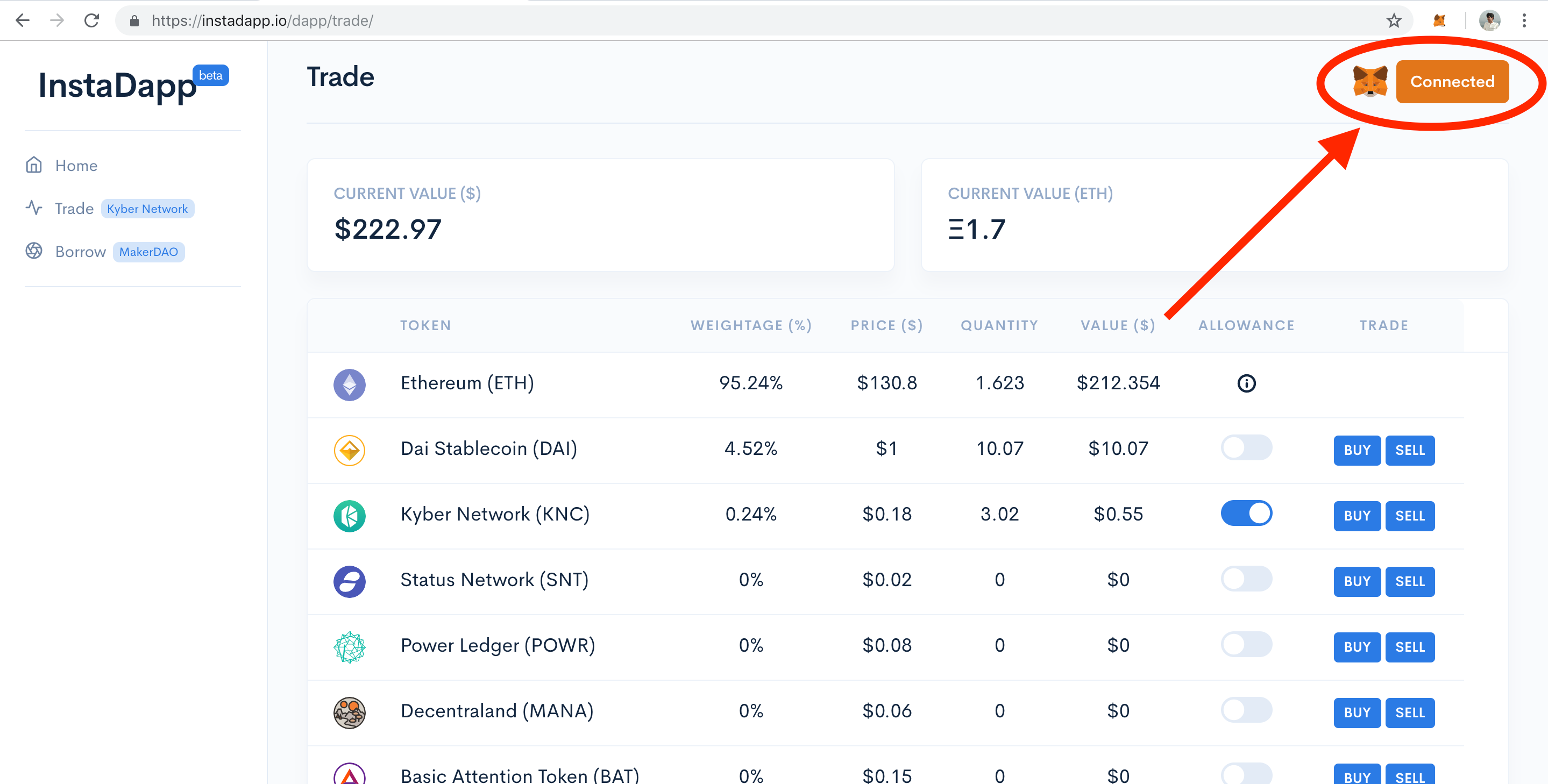 Step-by-Step Guide To Swap Tokens On InstaDApp. - InstaDApp - Medium