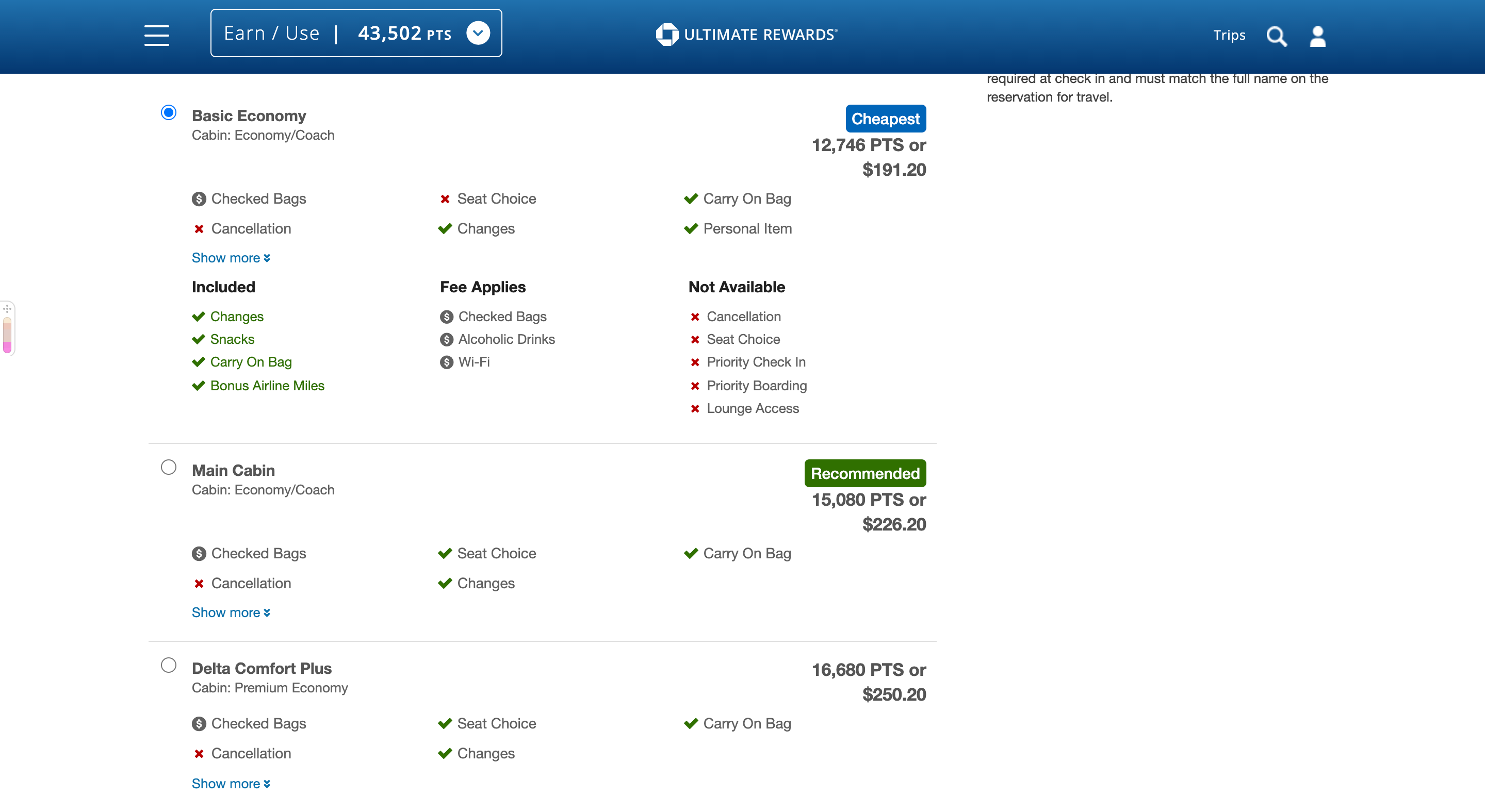 chase sapphire reserve travel portal usability is not their