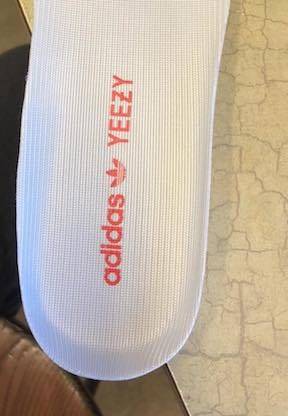 real yeezy insole