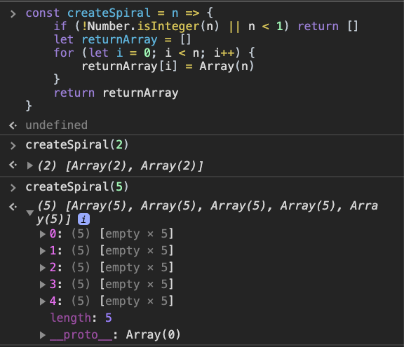 The Clockwise Spiral Codewars Solution By Oli Burt Medium