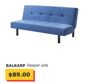 One Year With Ikea's Second-Cheapest Sleeper Sofa | by Nicole Dieker | The  Billfold | Medium