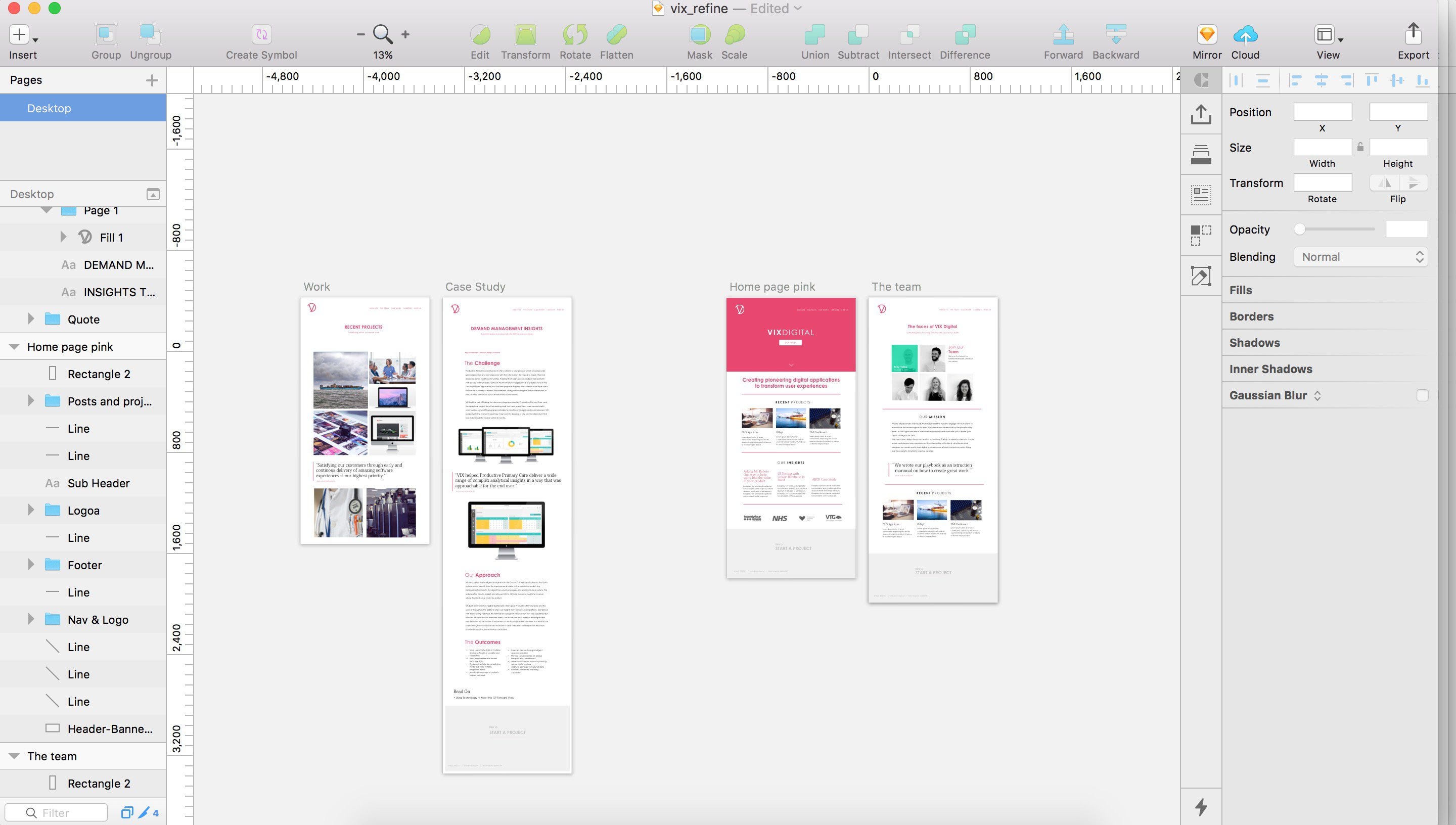 Prototyping User Interfaces Using Sketch Invision