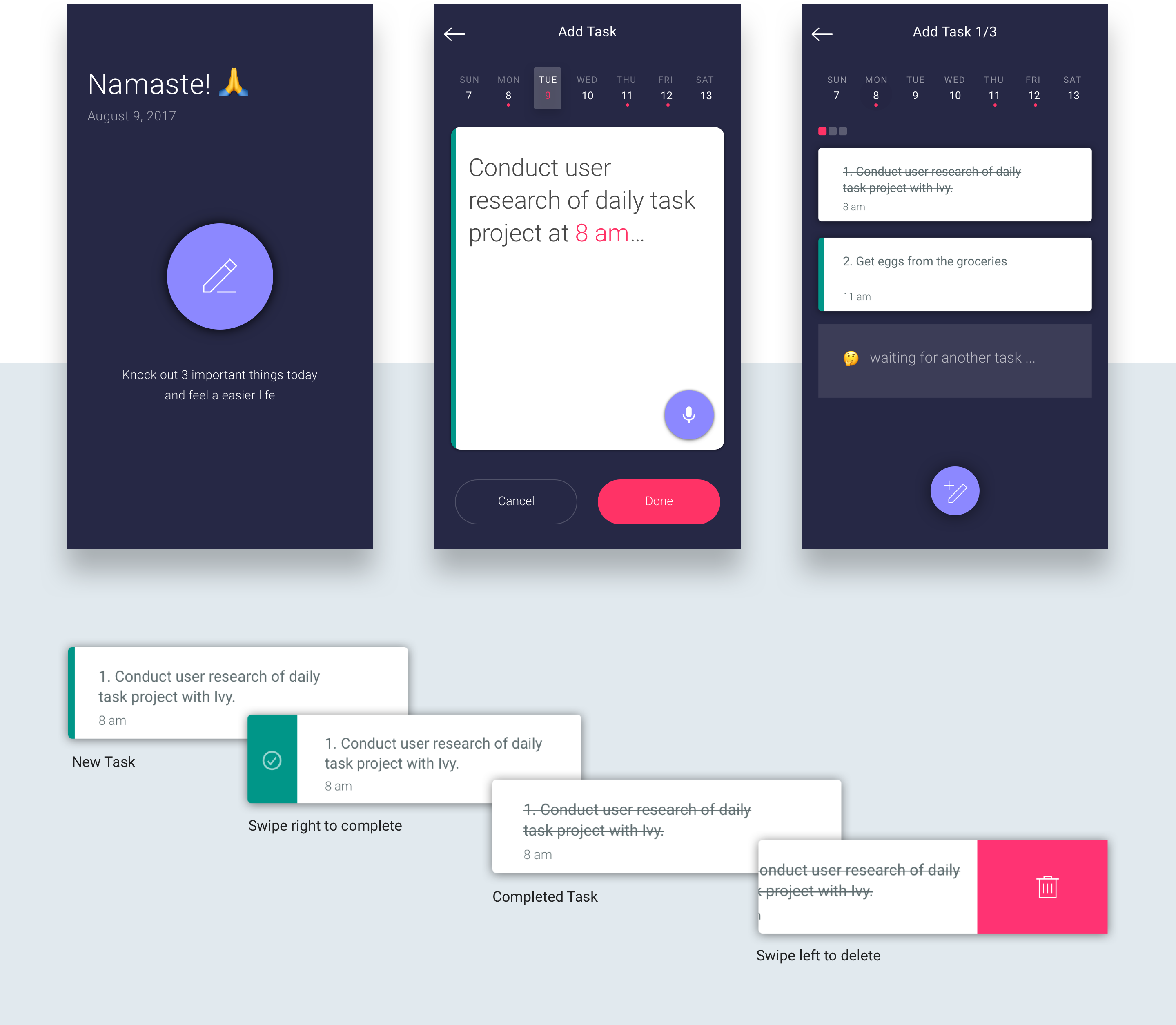 Mindful Daily Task Manager — An iOS App UX Design - UX Collective