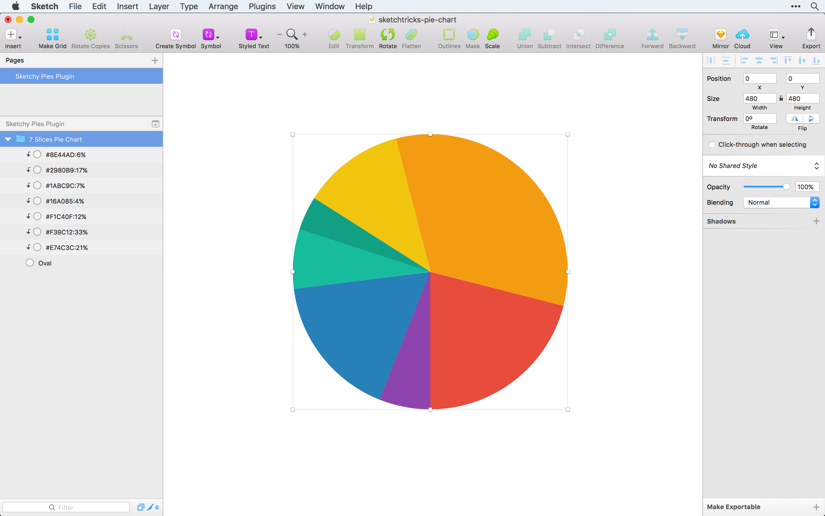 Pie Chart Creator App