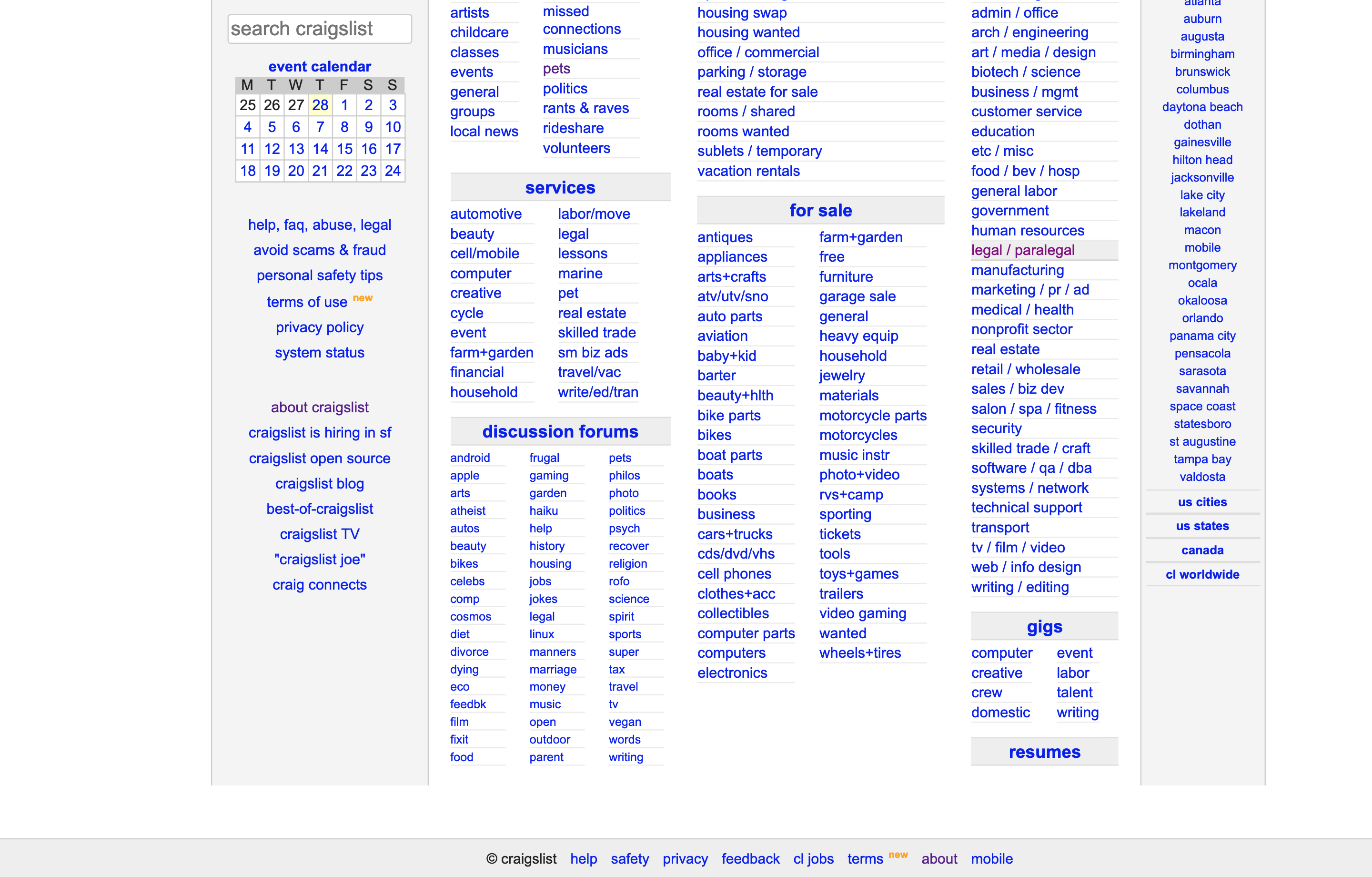 Craigslist Homepage Redesign A Ux Study Justine Oliver Medium