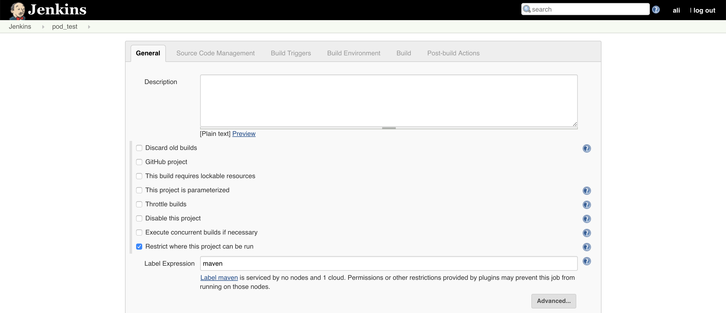 Openshift üzerinde dinamik jenkins slave konfigürasyonu by Ali KAYIM