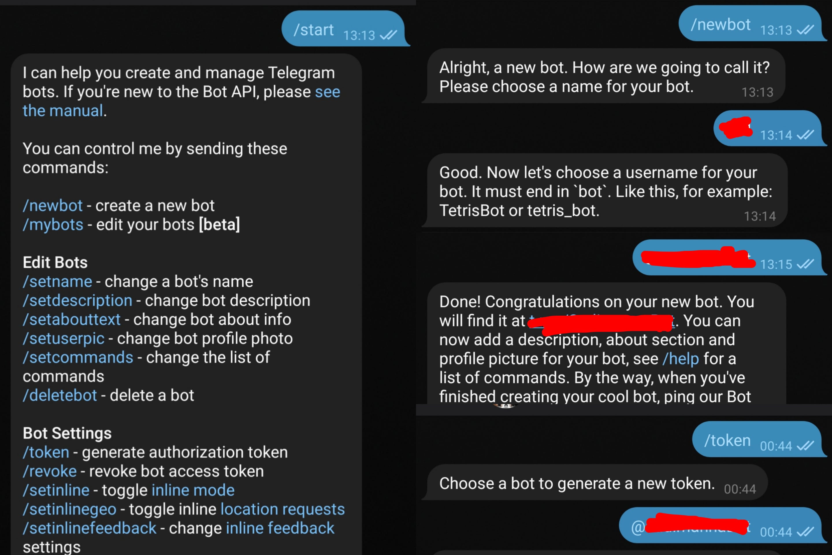 telegram machine learning