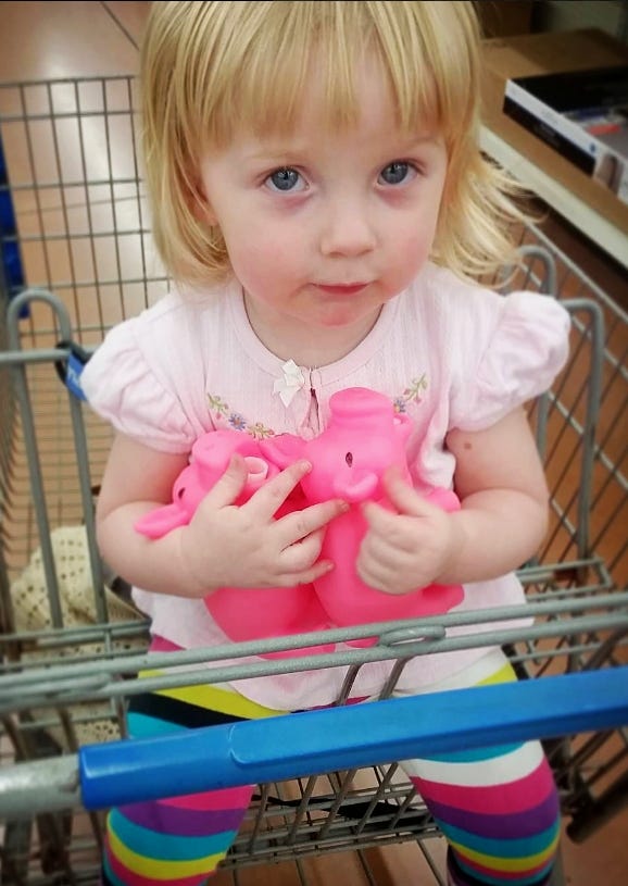 Rubber Piggies. I wish that I could feel the complete… | by Jim Reeves ...
