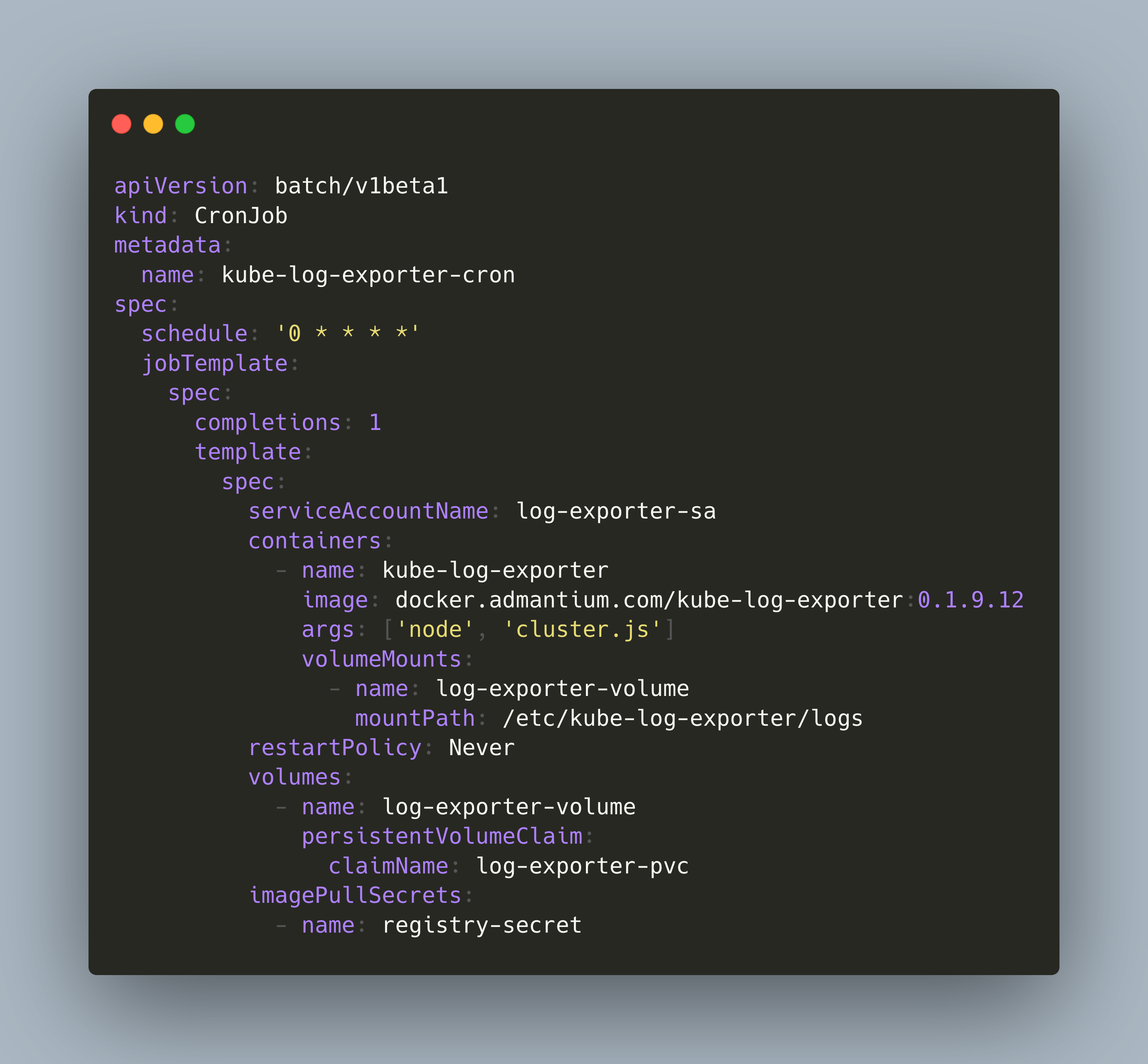 Kubernetes: Defining a CronJob for Collecting Log Data | by Sebastian |  Medium