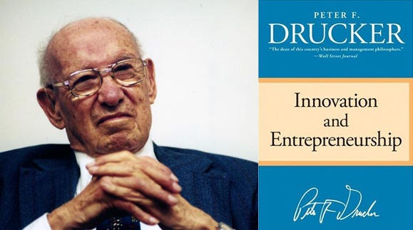 Book Summary : Innovation and Entrepreneurship By Peter Drucker | by ...