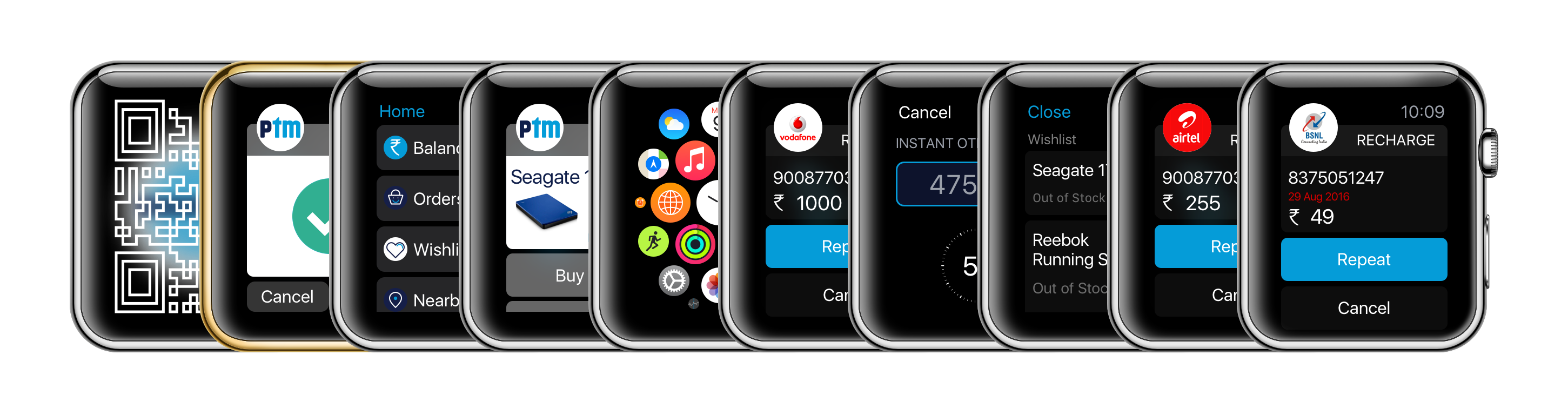 apple watch series 1 paytm