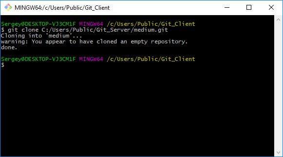 How to set up git server on local network (Windows tutorial) | by Sergey  Polezhaev | Medium