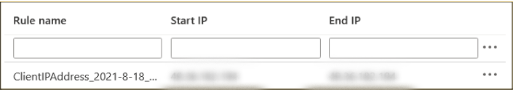 Your IP gets added into the firewall automatically.