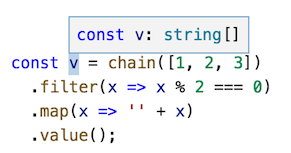 chain medium indeed typing string success