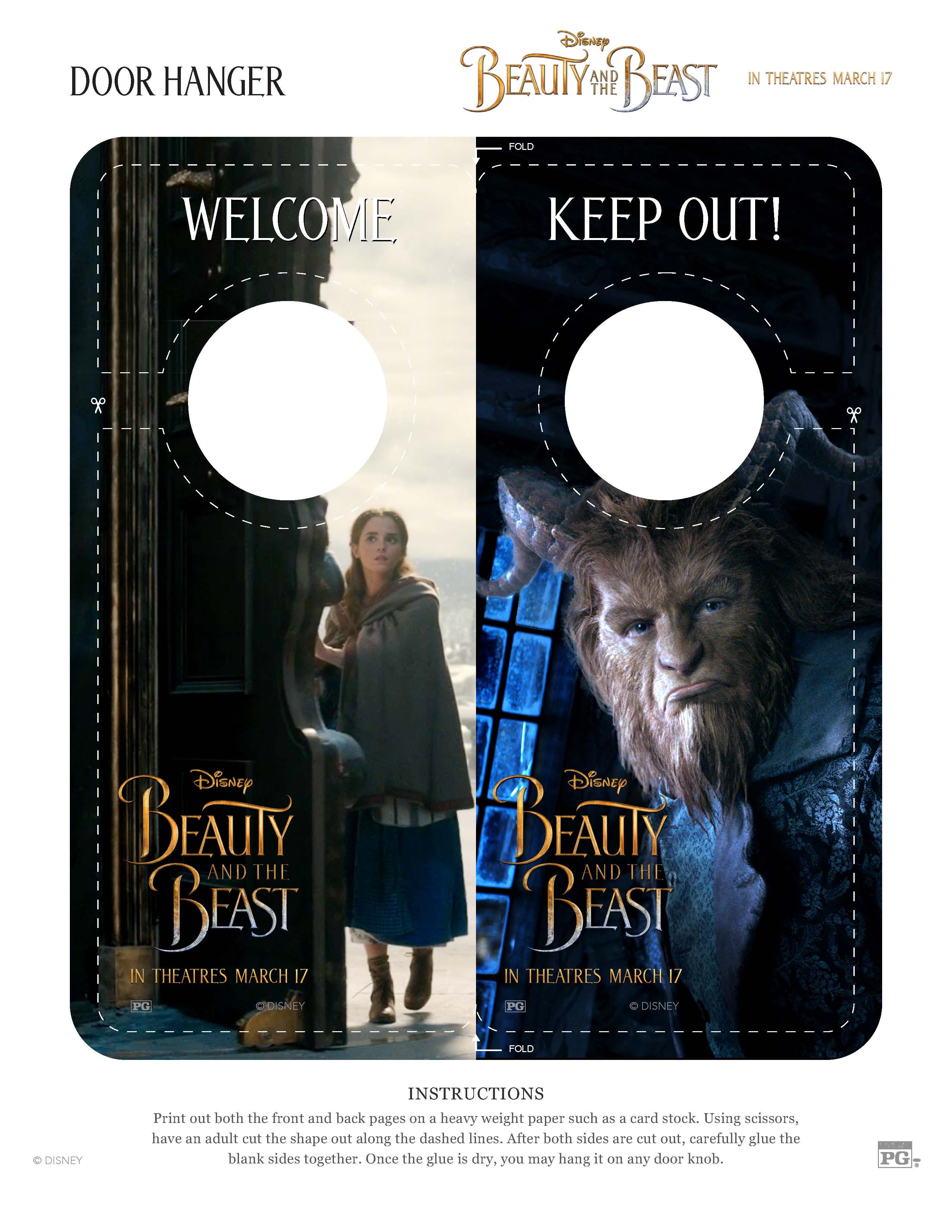 Free Beauty And The Beast Activity Sheets Modern Homeschool