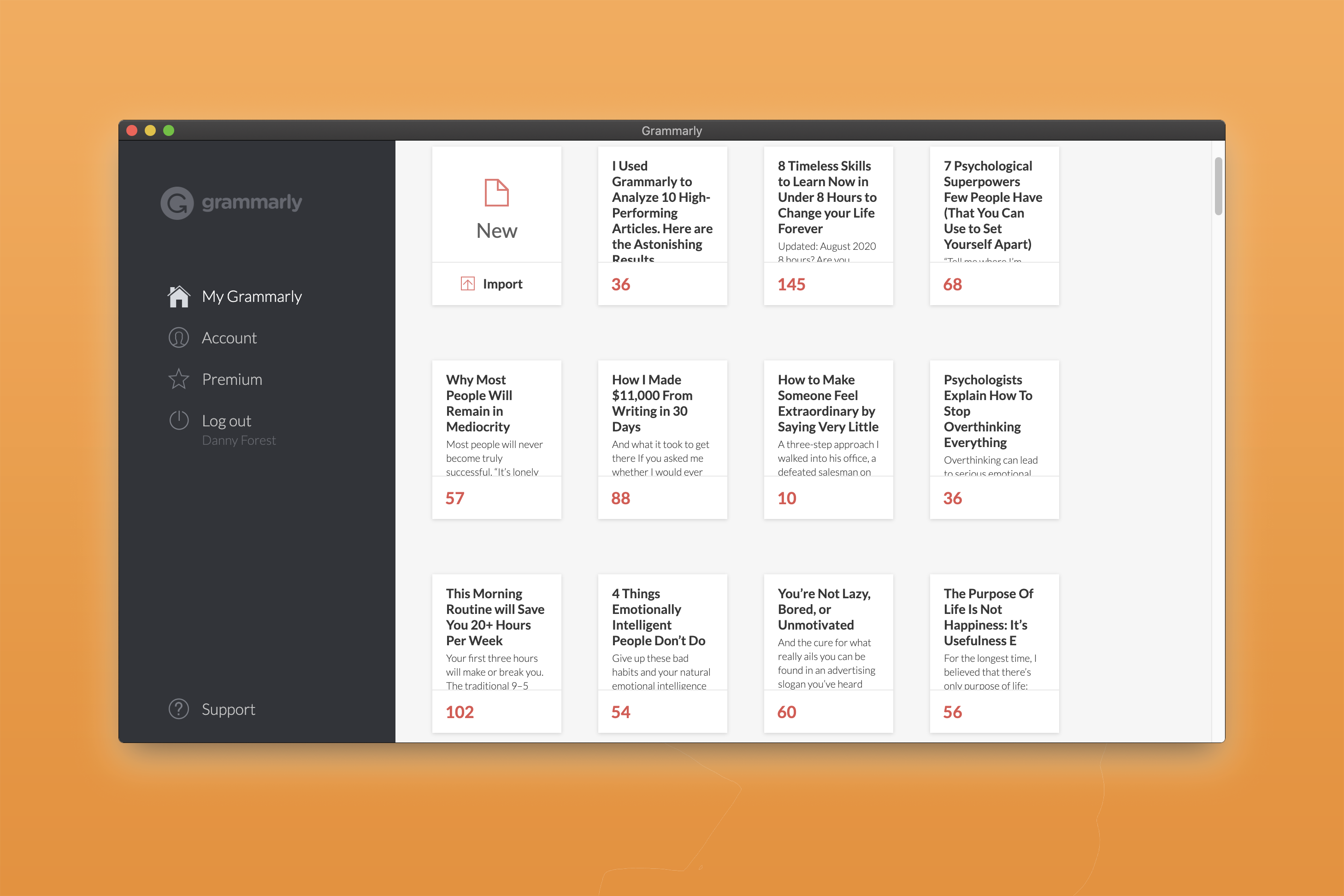I Used Grammarly To Analyze 10 High Performing Articles By Danny Forest Better Marketing Medium