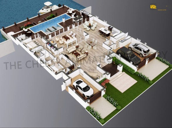 Best 3d Home Floor Plans 3d Rendering Studio Medium