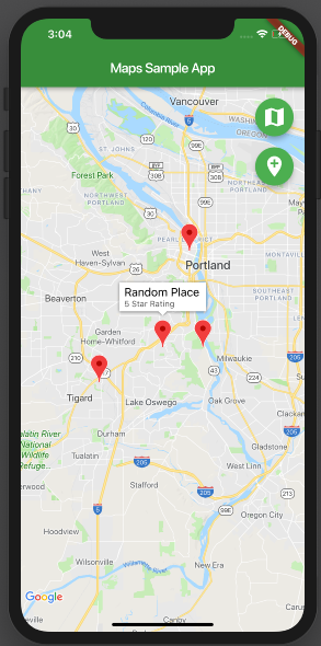 Adding Google Maps to Flutter. This article will show you step-by-step… |  by Kenzie Schmoll | Flutter | Medium