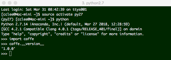 Build Caffe With Anaconda On Macos By Buffalo Al Medium